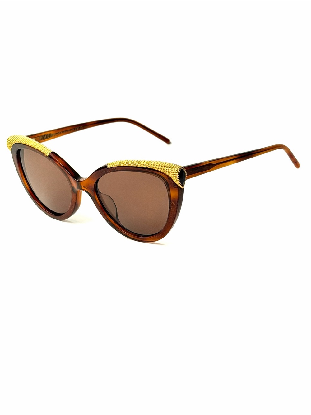 Boucheron BC 0116S 003 Brown Authentic NWT Sunglasses